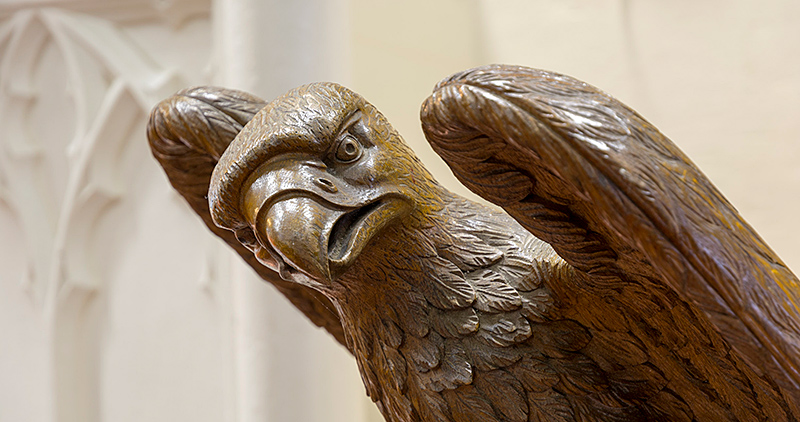 Eagle lectern, Bangor.