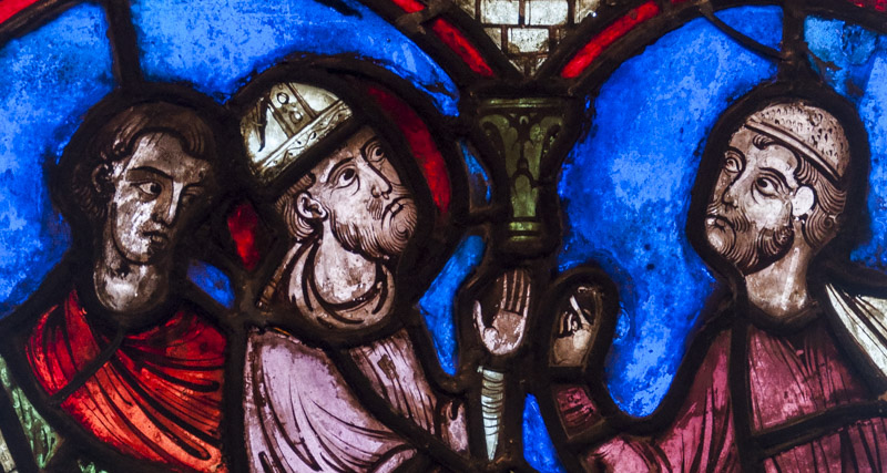 Thirteenth-century stained glass