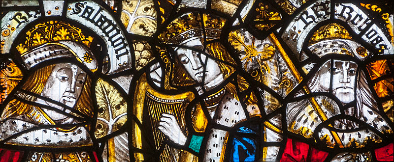 Early sixteenth century kings from Jesse window.