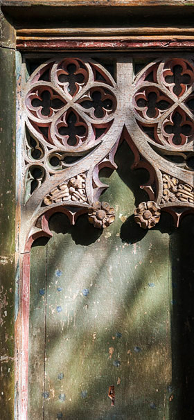Part of a medieval screen.