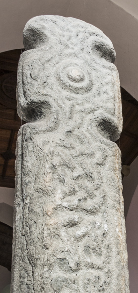Carved stone cross, Llanbadarn Fawr
