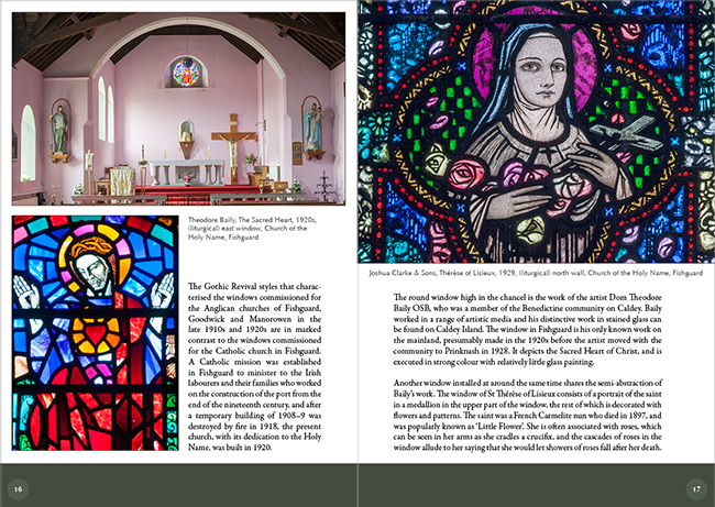 Spread from Stained Glass in Fishguard.