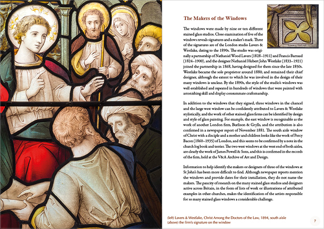 Spread from Stained Glass in Fishguard.